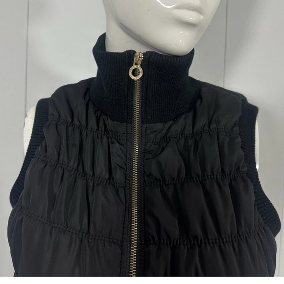Calvin Klein Performance Womens Black Puffer Vest Size M Full Zip - Picture 2 of 10